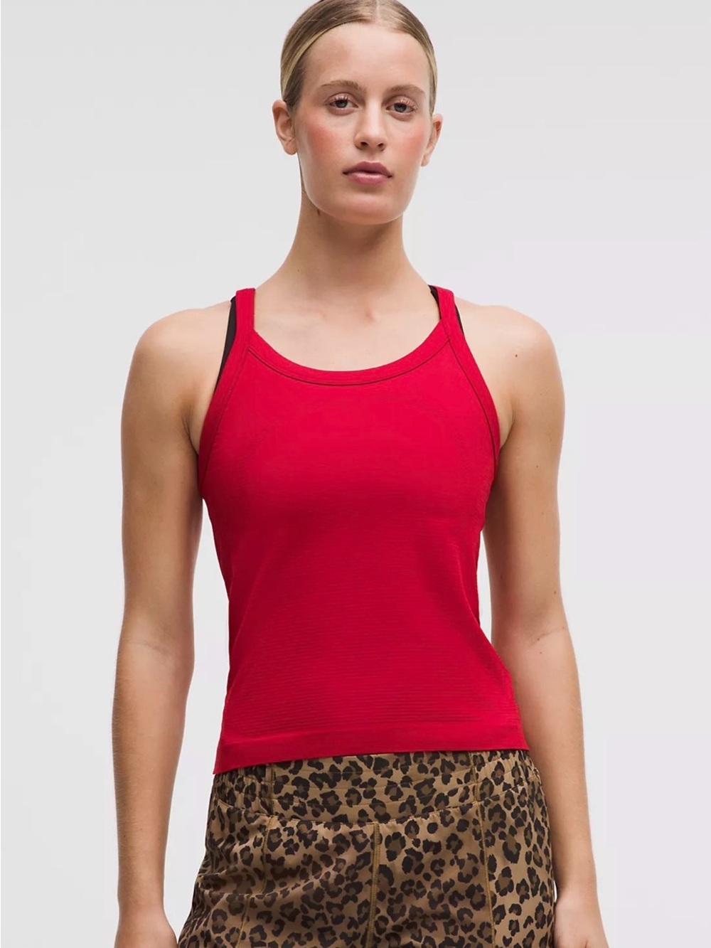Lululemon swiftly cami in  Oxford red